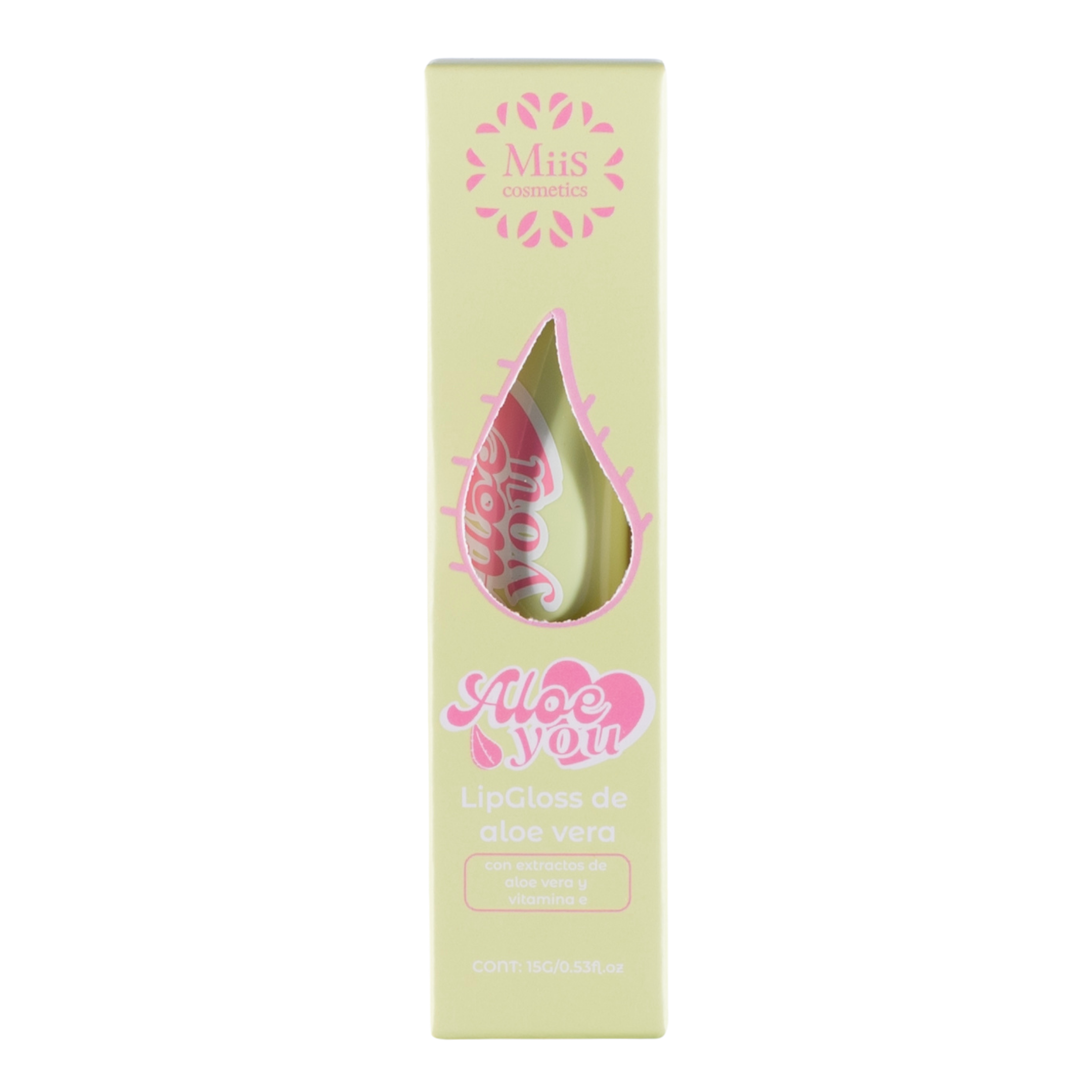 Lip gloss de aloe vera