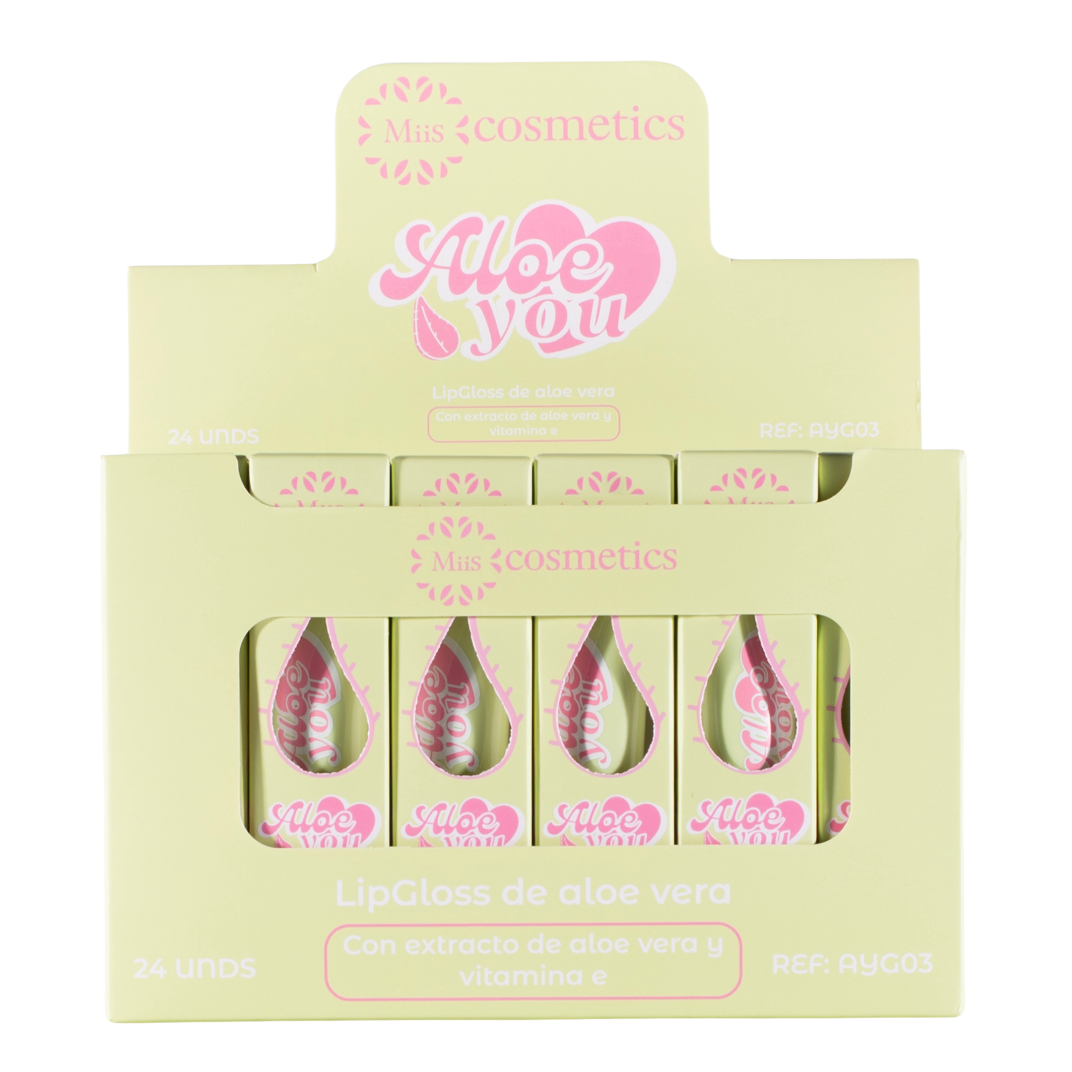 Lip gloss de aloe vera