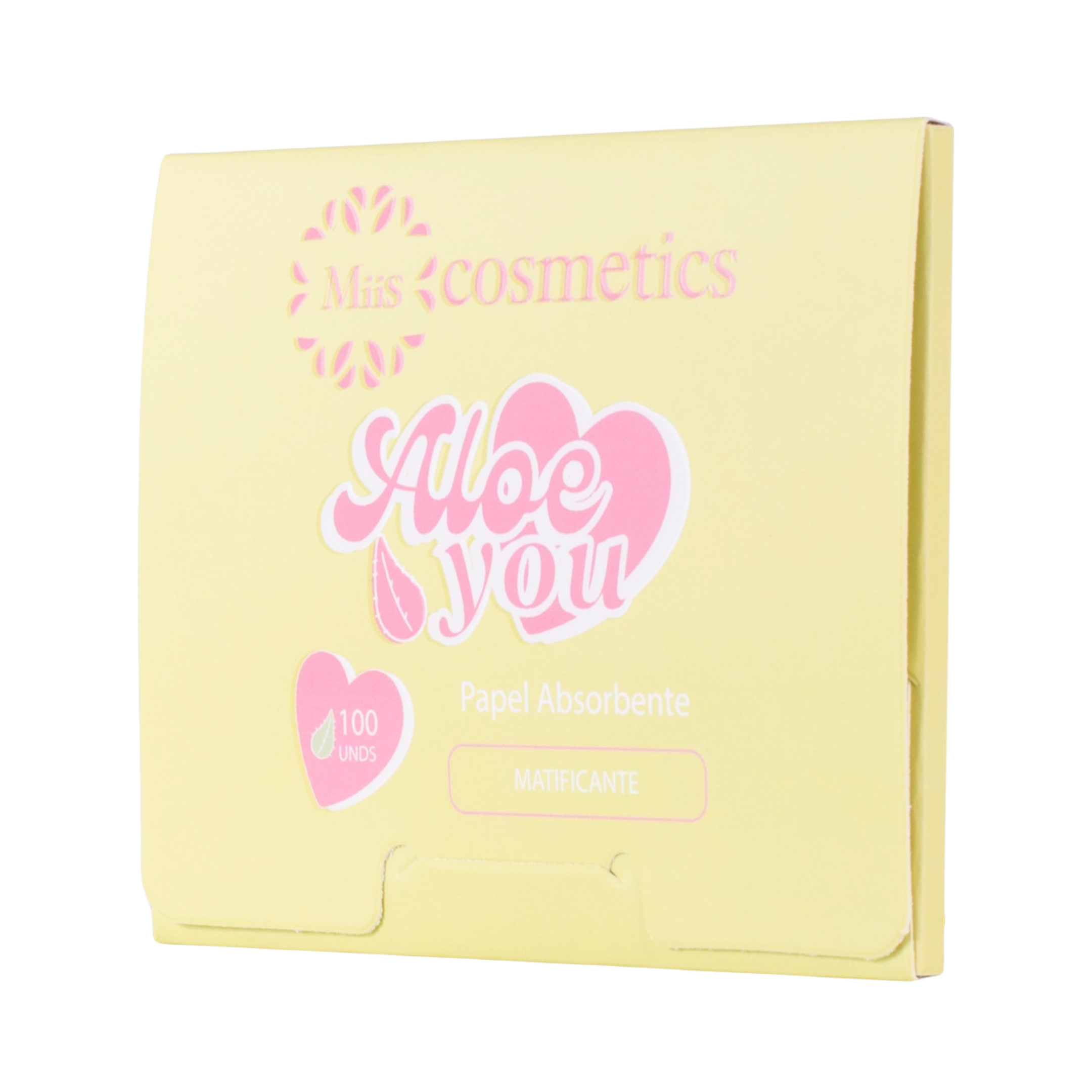 Papel anti grasa con extracto de aloe vera