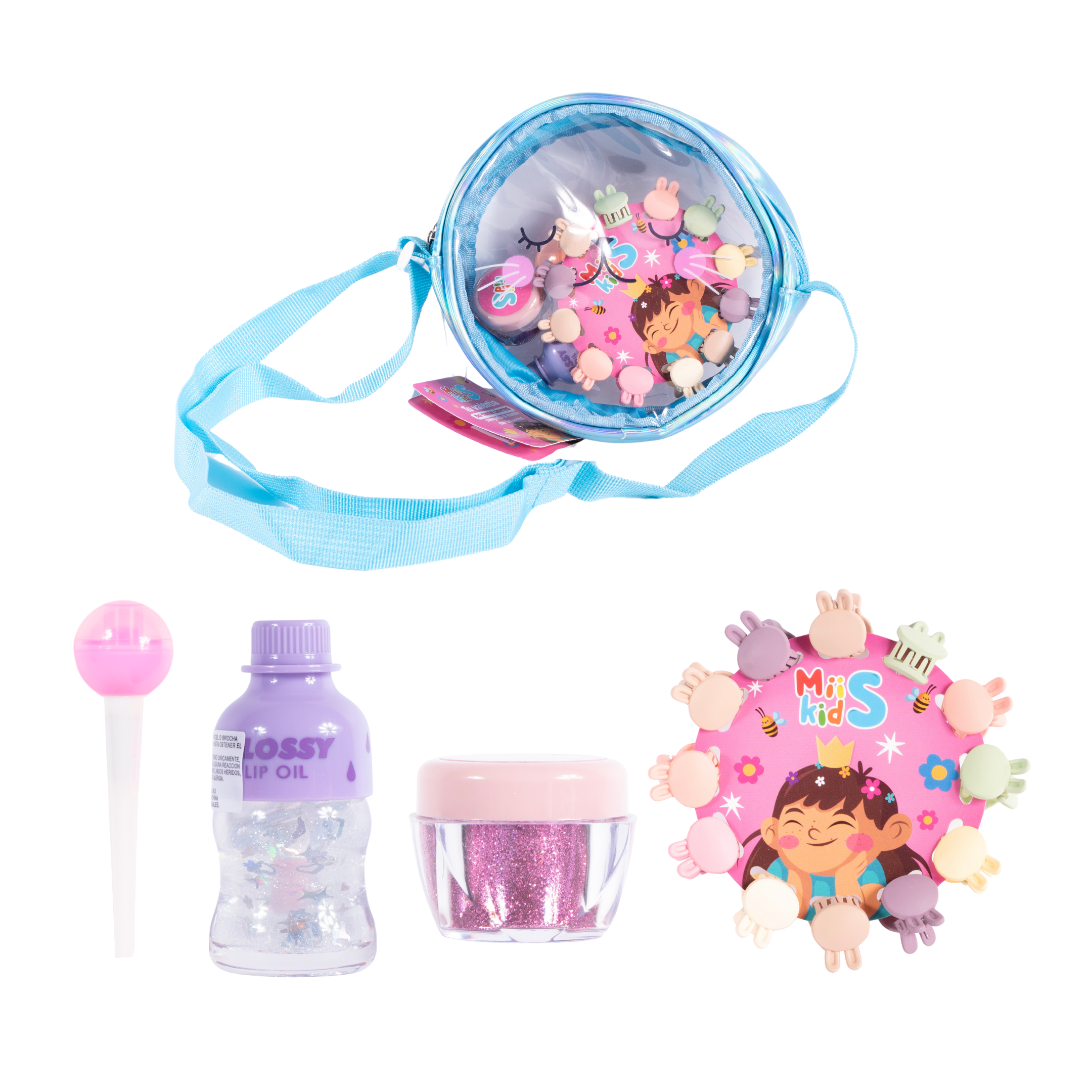 Bolsito make up azul