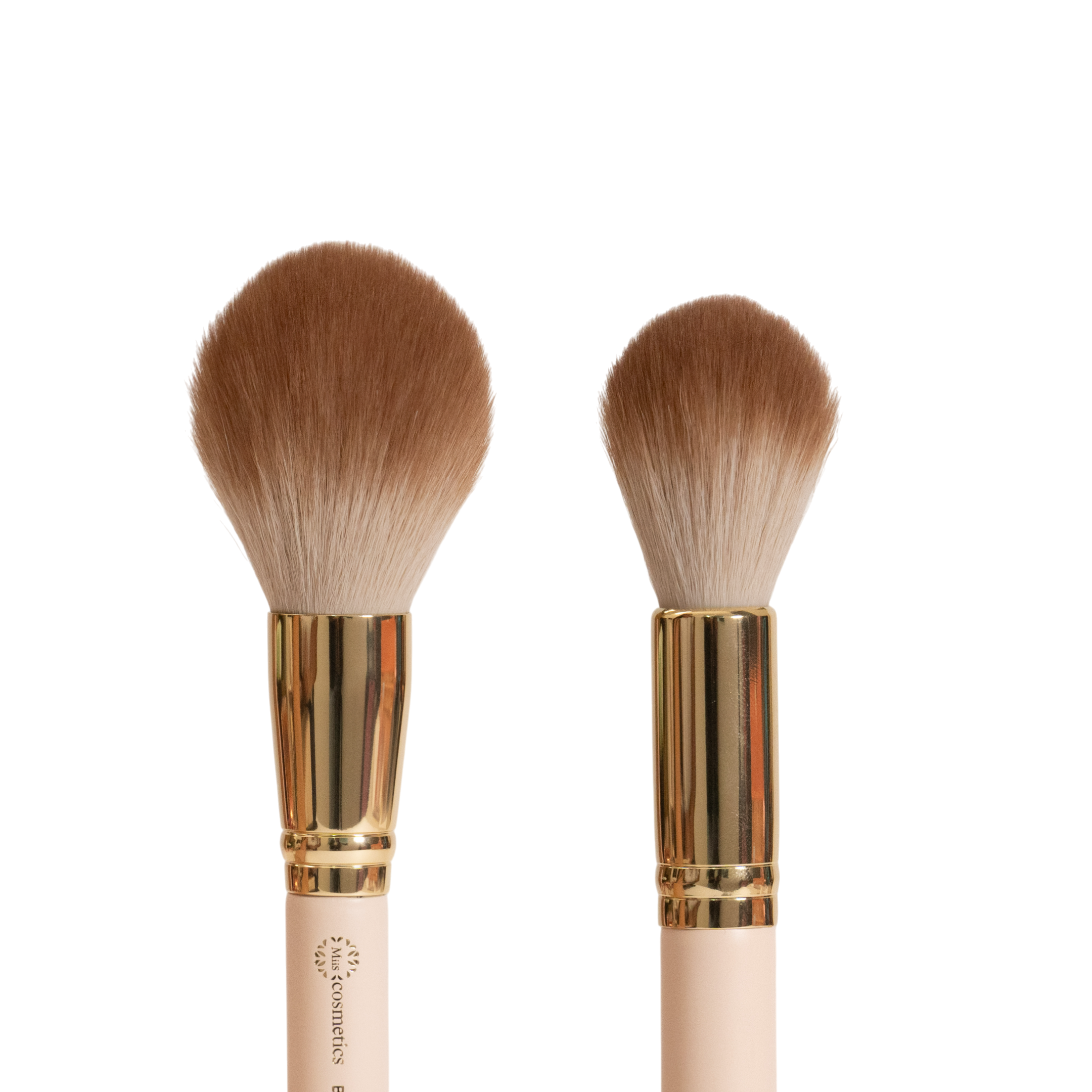 Brocha doble para polvo y rubor