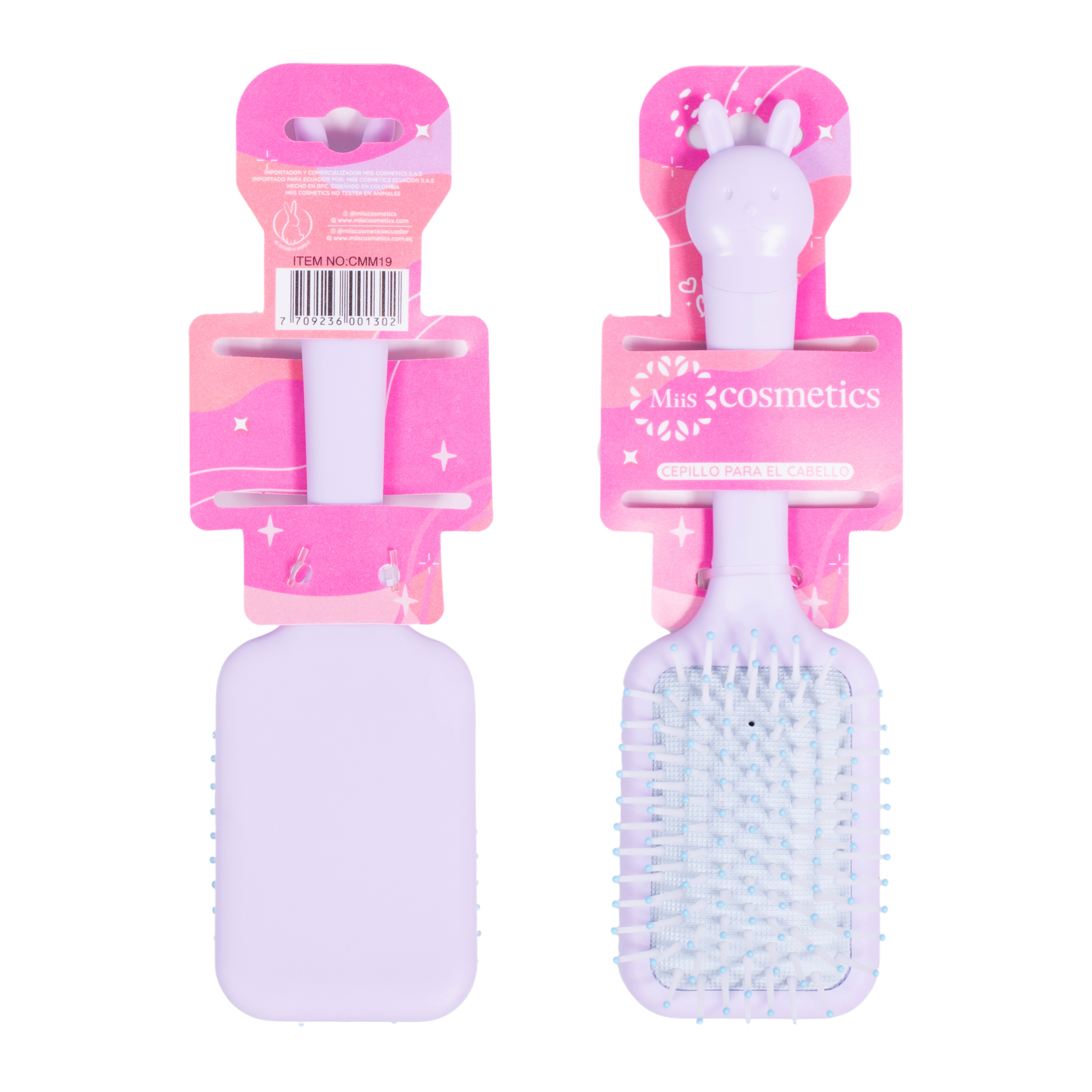 Cepillo para cabello animalitos