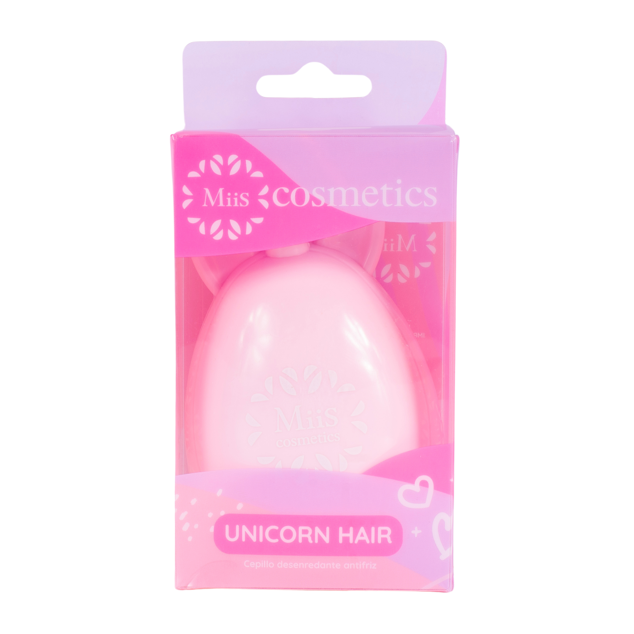 Cepillo para el cabello unicornio hair pink