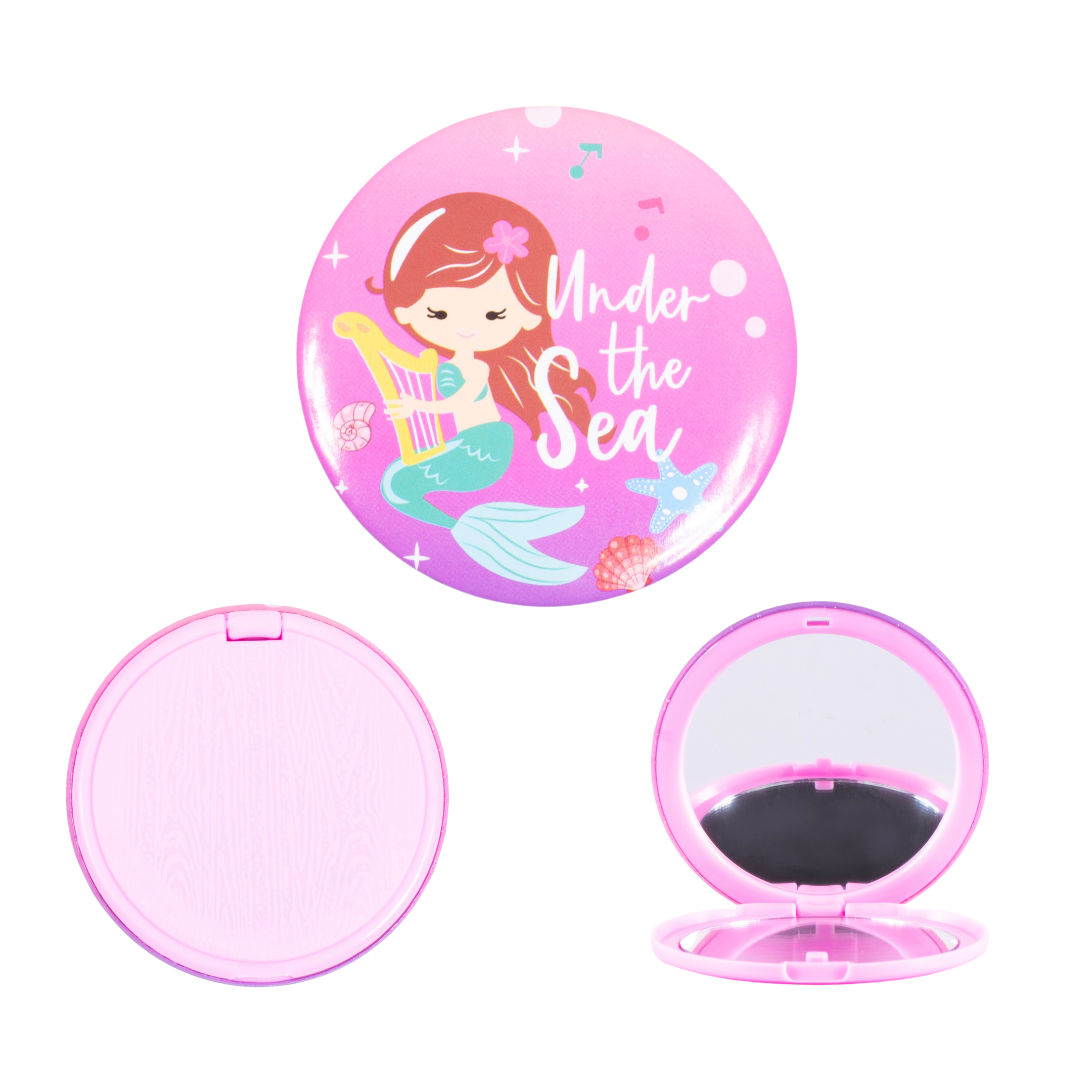 Set de cepillo y espejo sirena