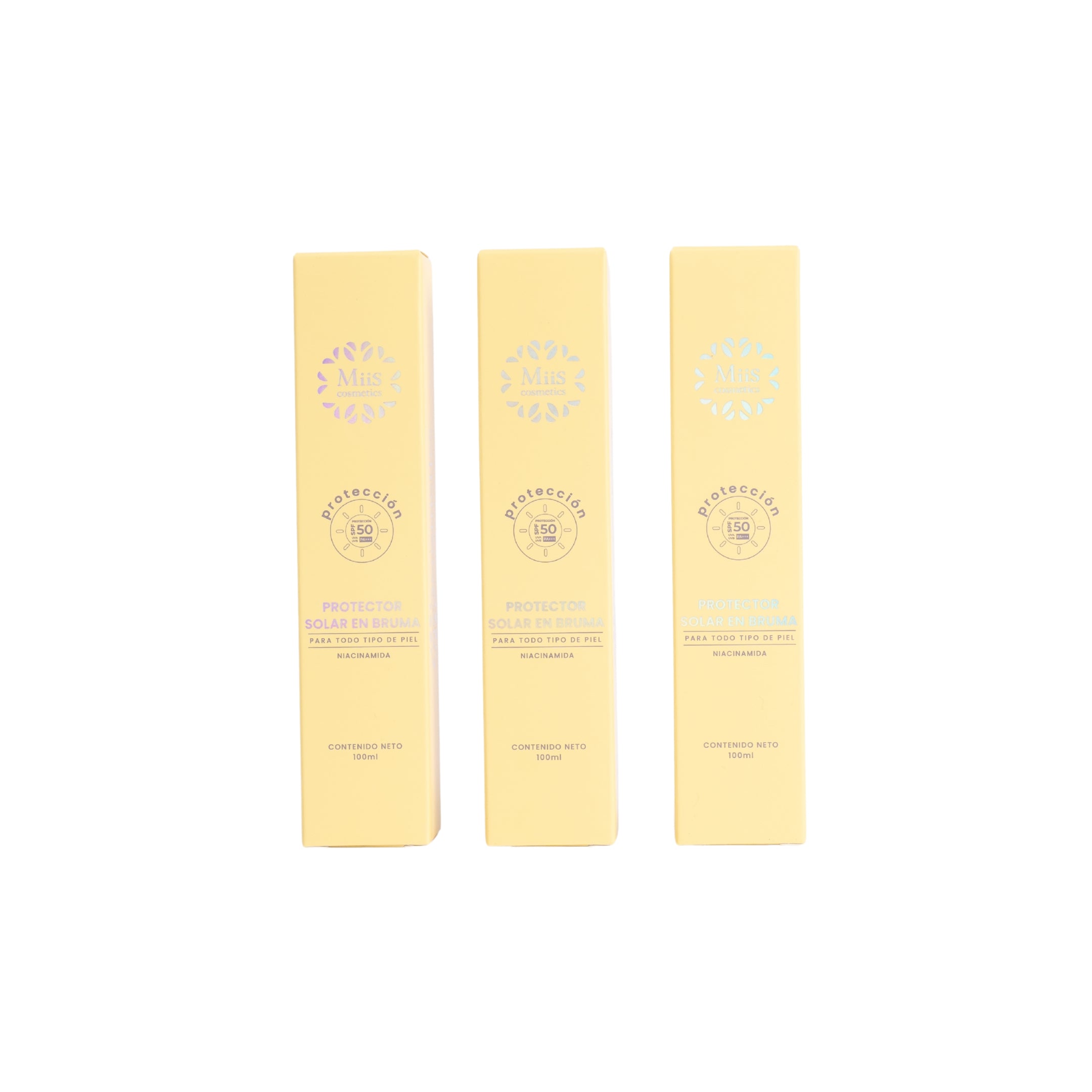Combo Protector Solar en Bruma x3