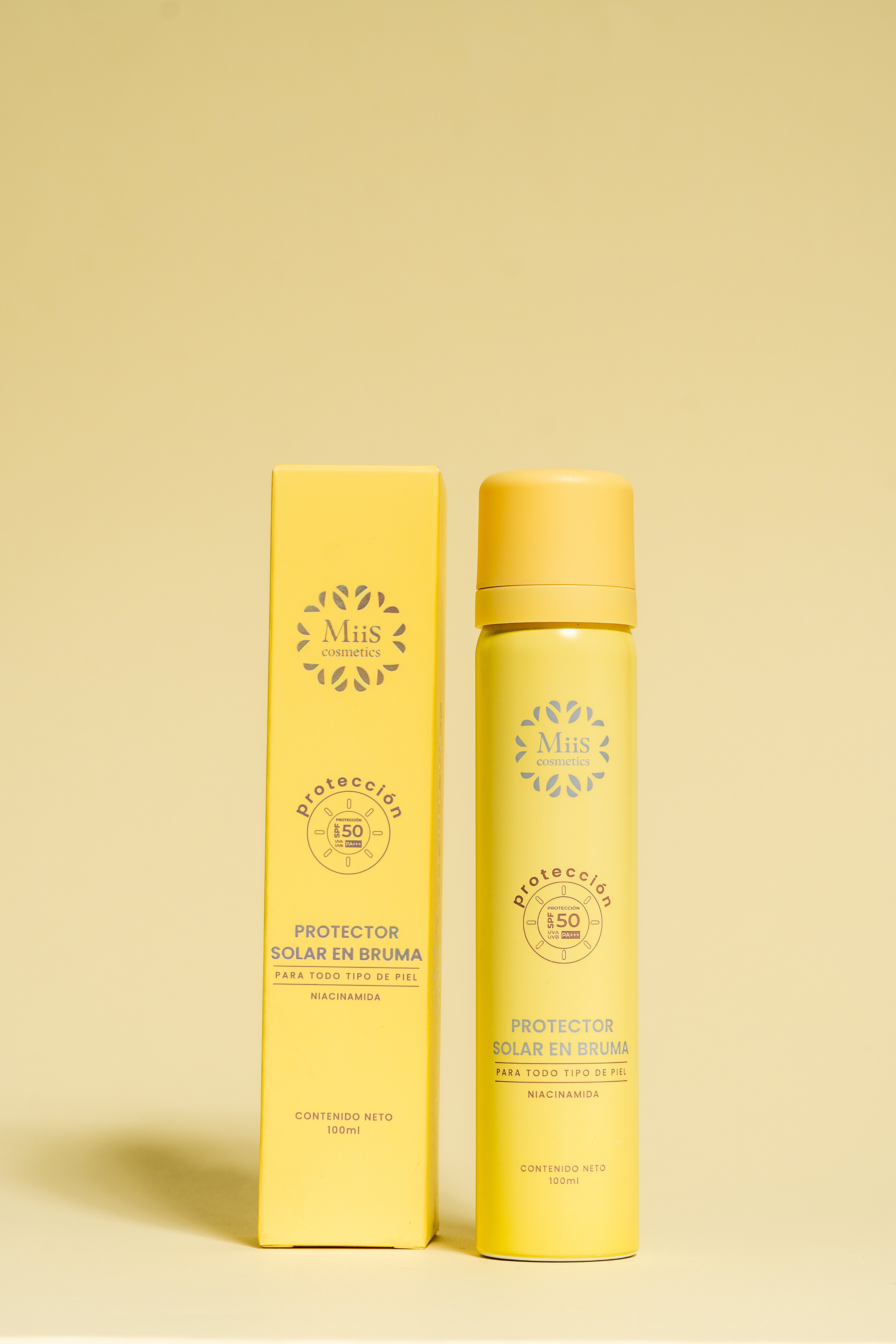 Protector solar en bruma