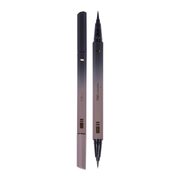 Plumón delineador negro y café duo perfect