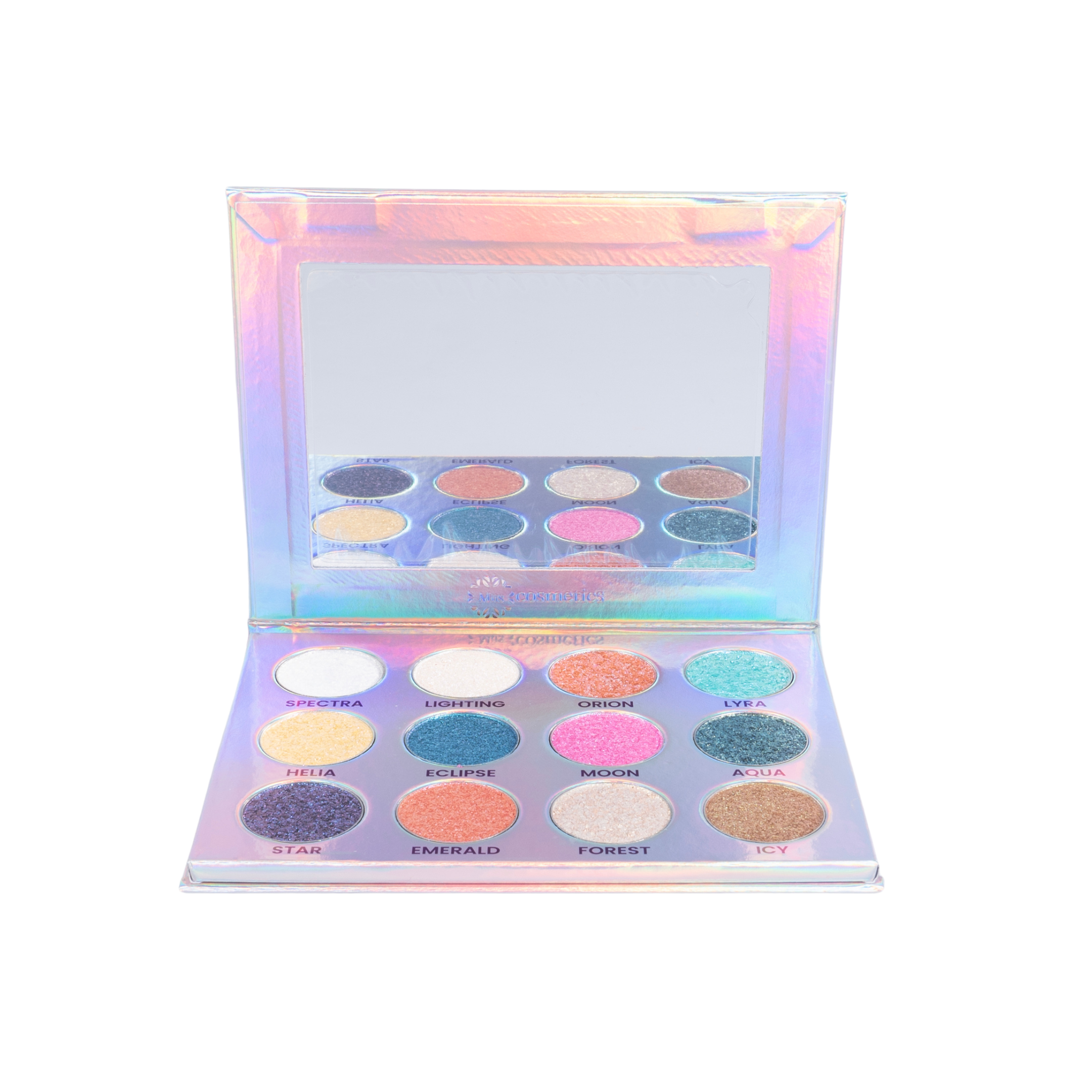 Paleta de pigmentos prensados