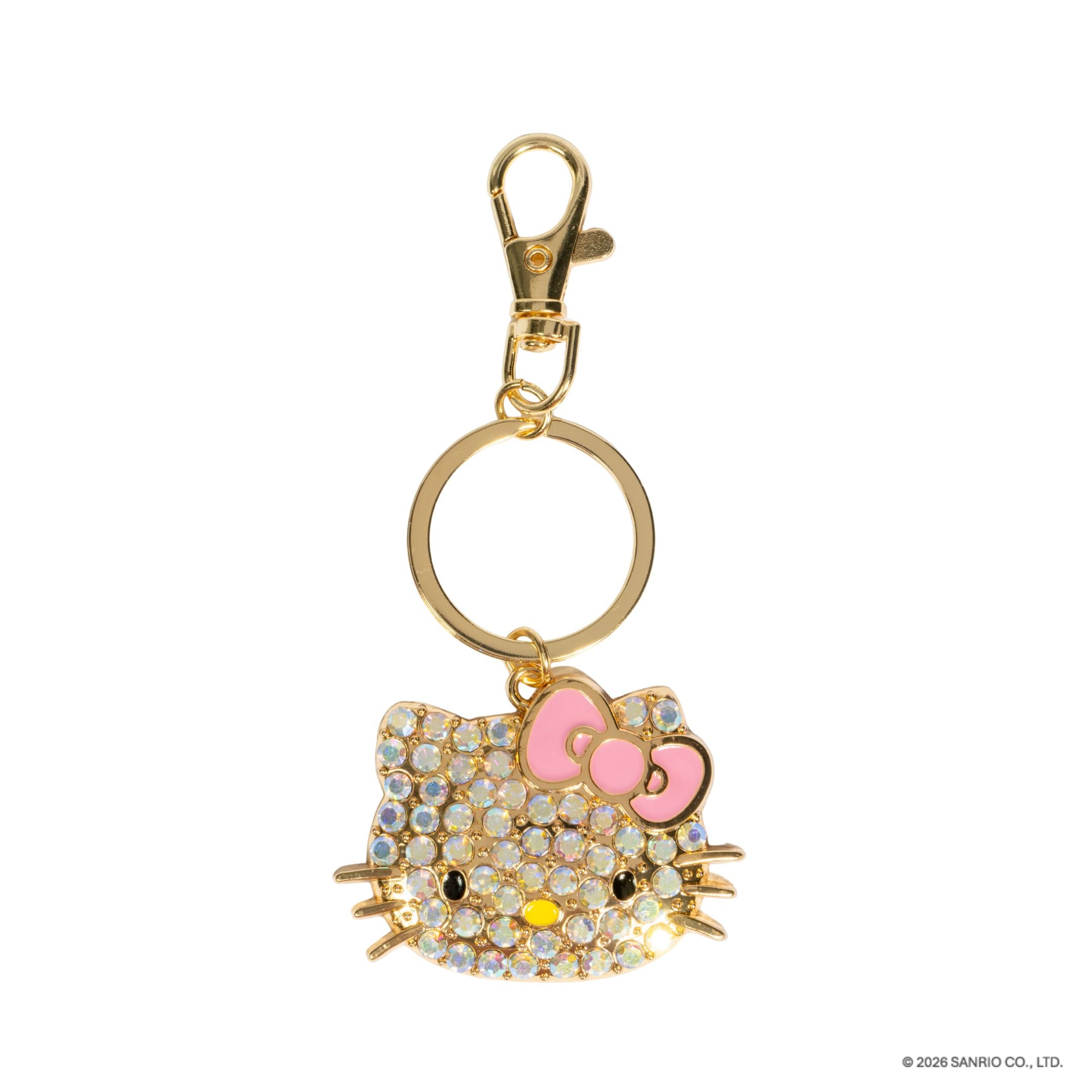 Llavero kitty dorado