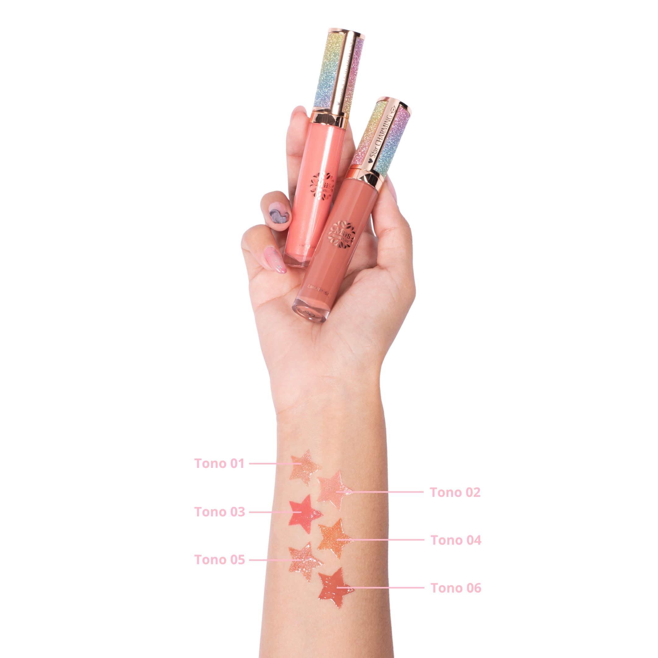 Lip gloss star charming