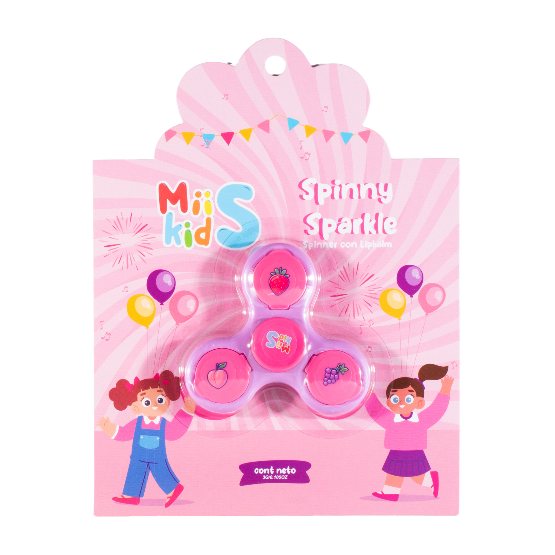 Spinner con lip balm spinny sparkle