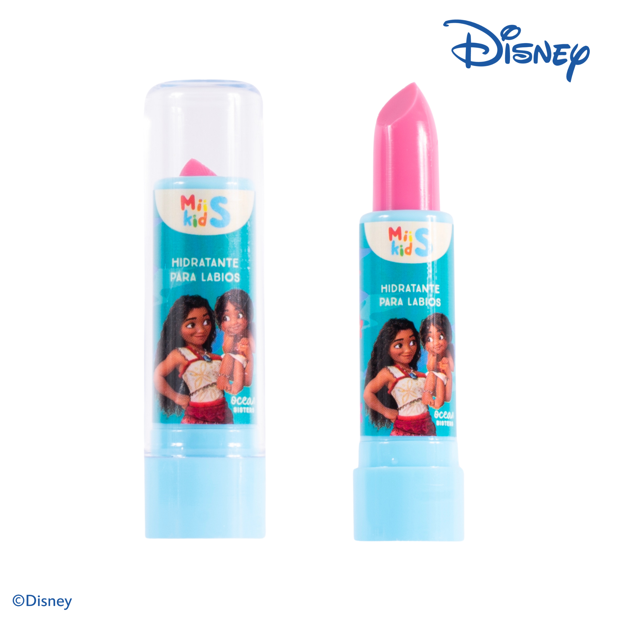 Set de maquillaje + cepillo Moana x 5 piezas