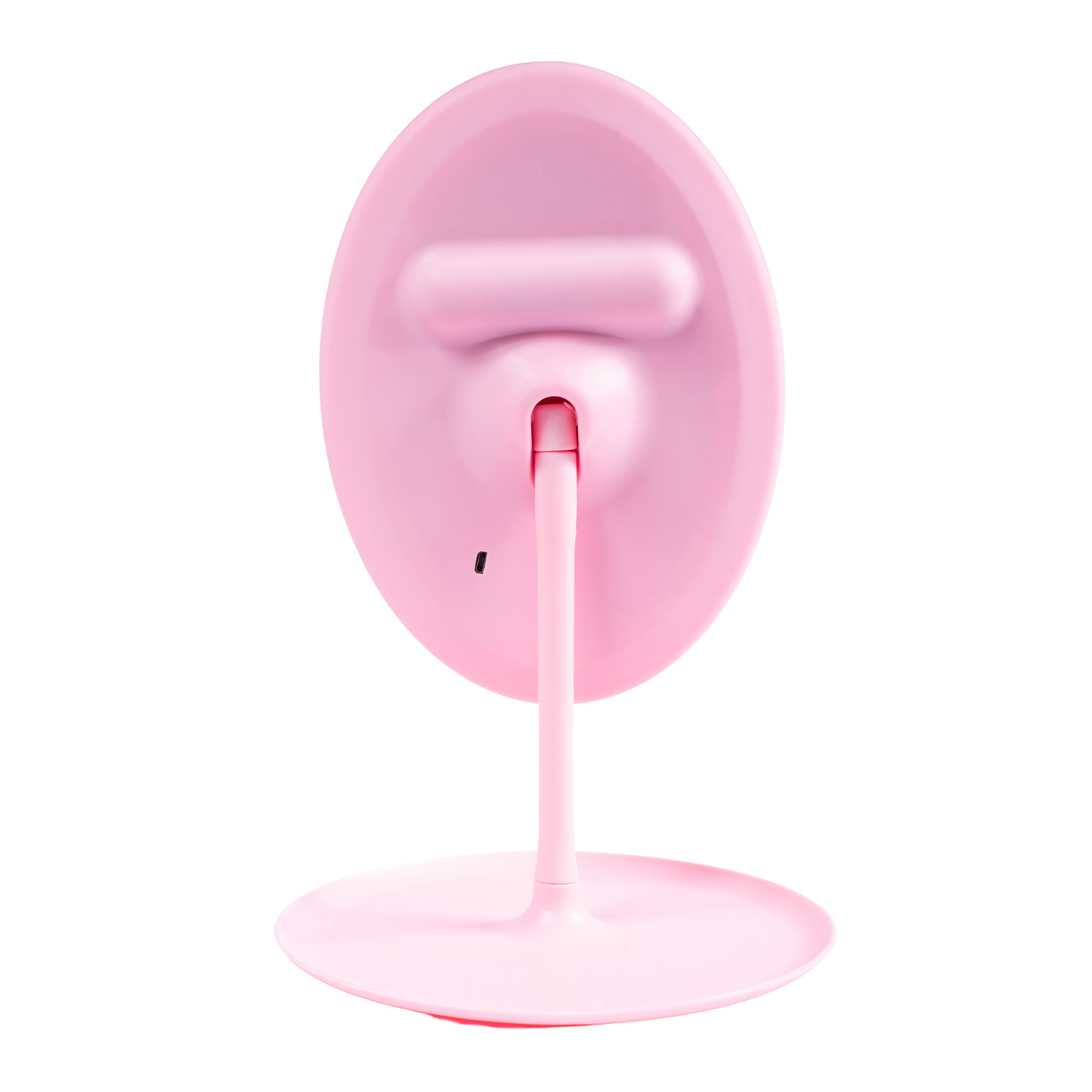 Espejo rosa base con luz led