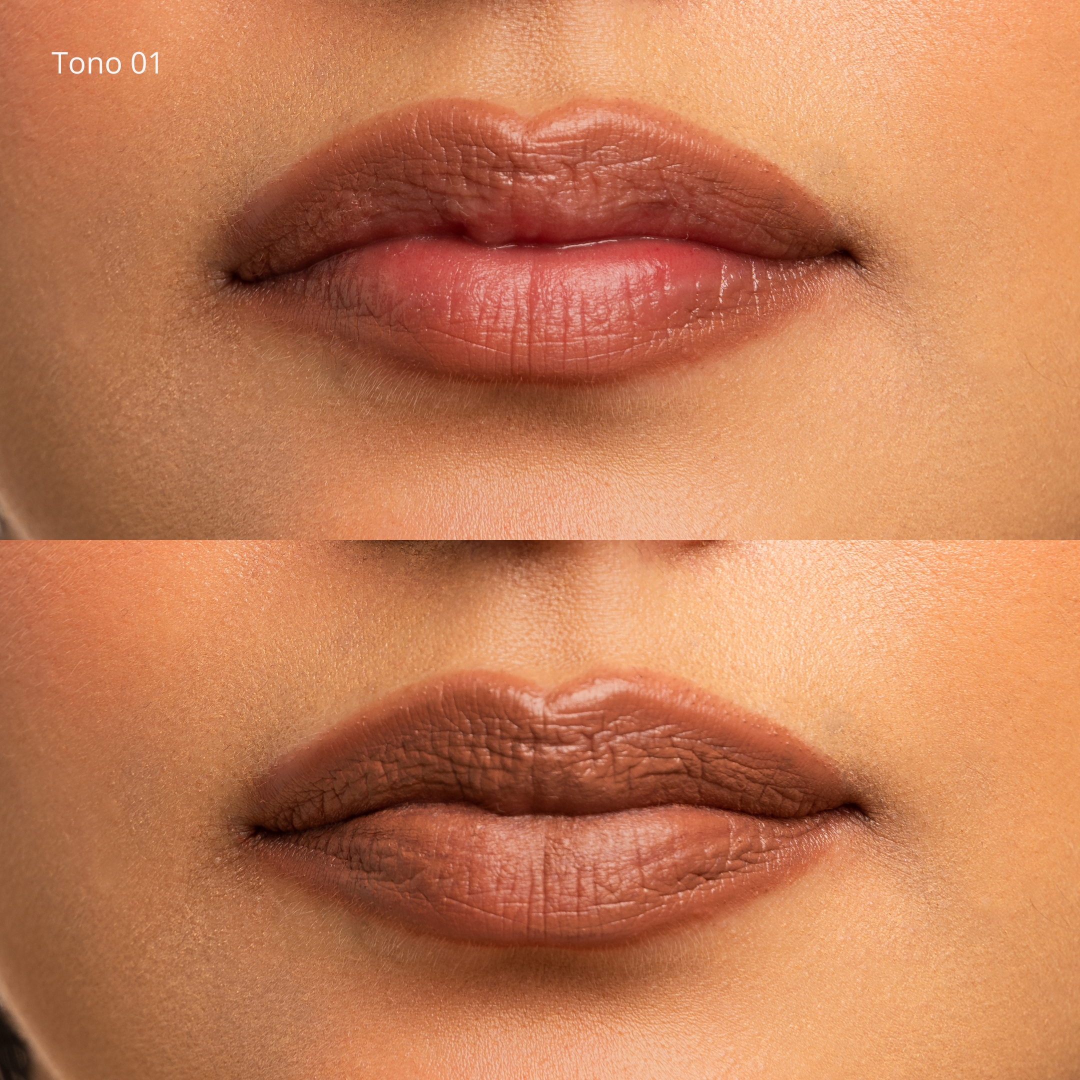 Labial líquido y lápiz delineador
