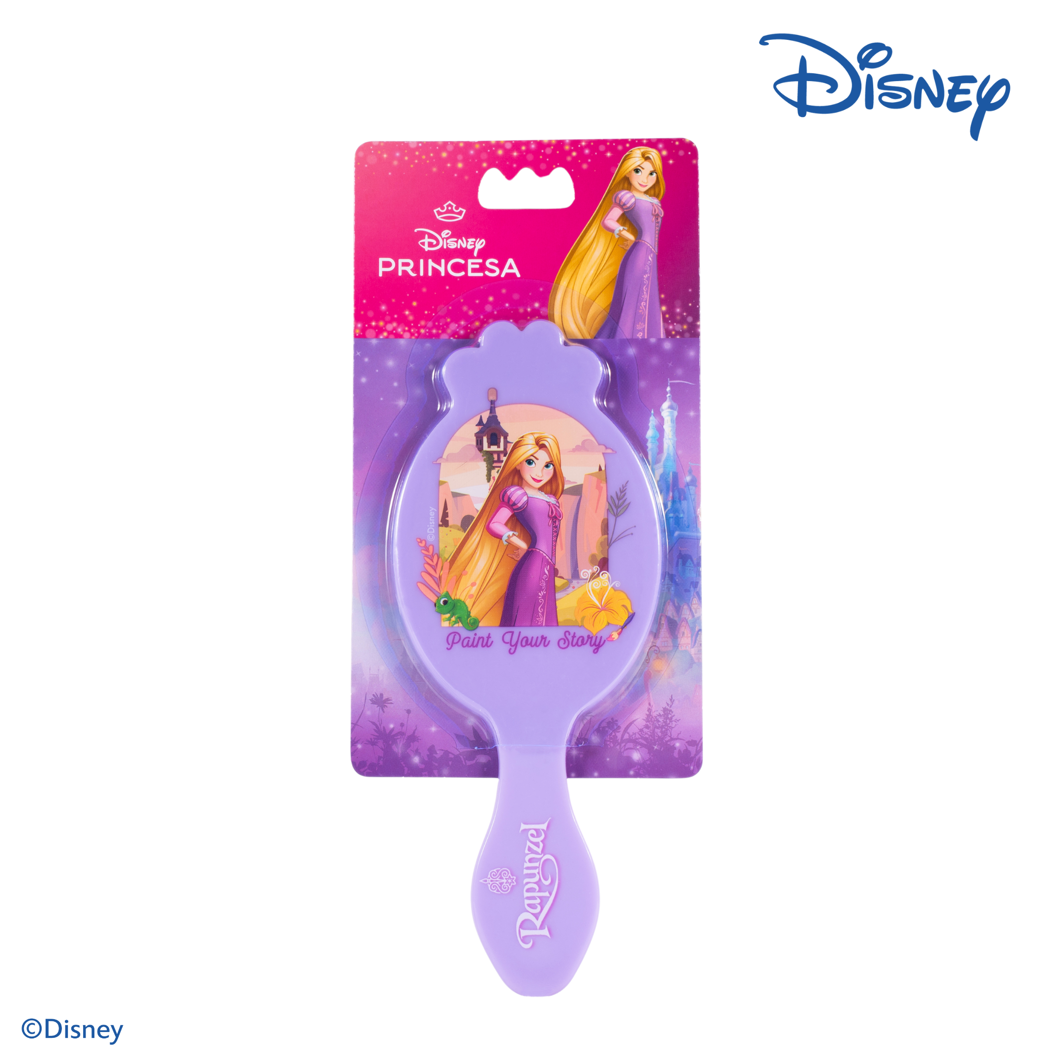 Cepillo corona Rapunzel