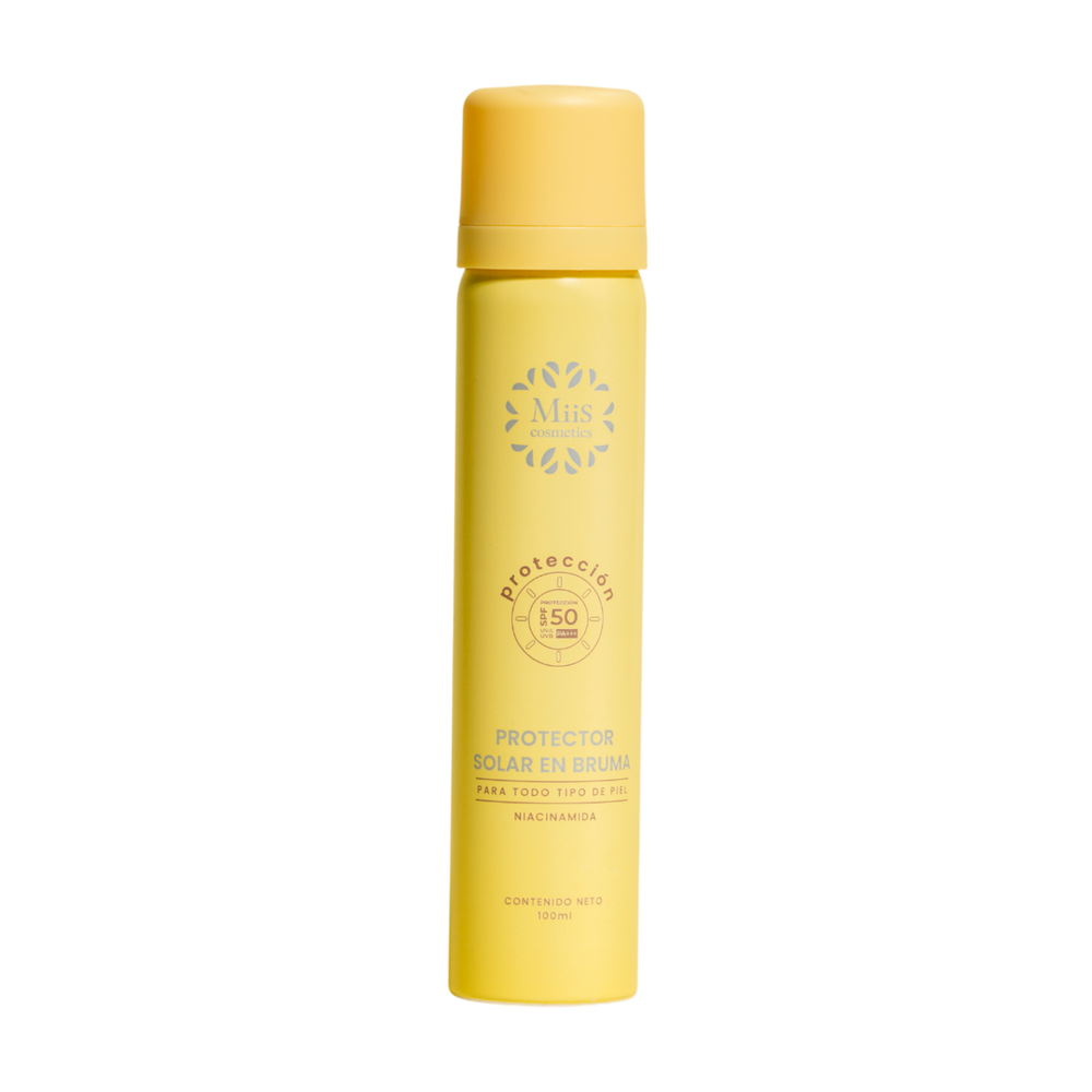 Protector solar en bruma