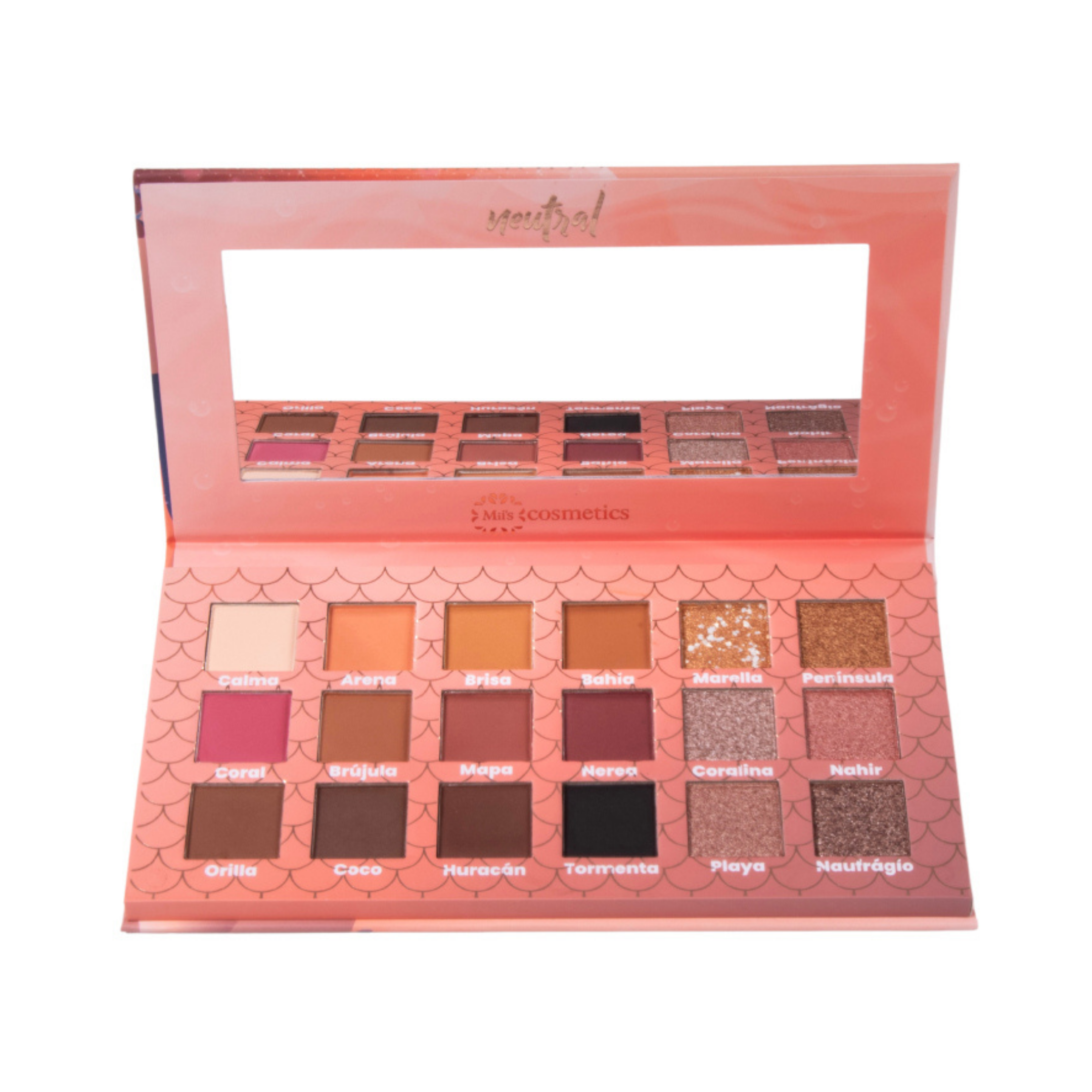 Paleta de sombras siren neutral