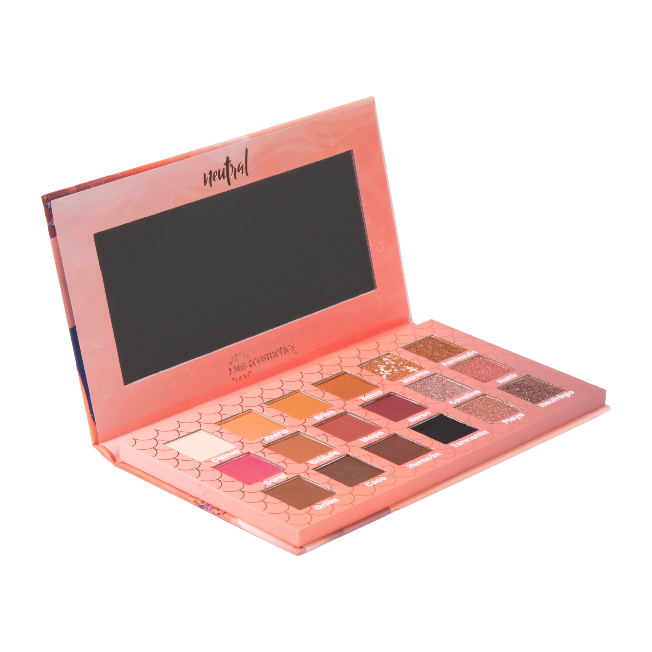 Paleta de sombras siren neutral