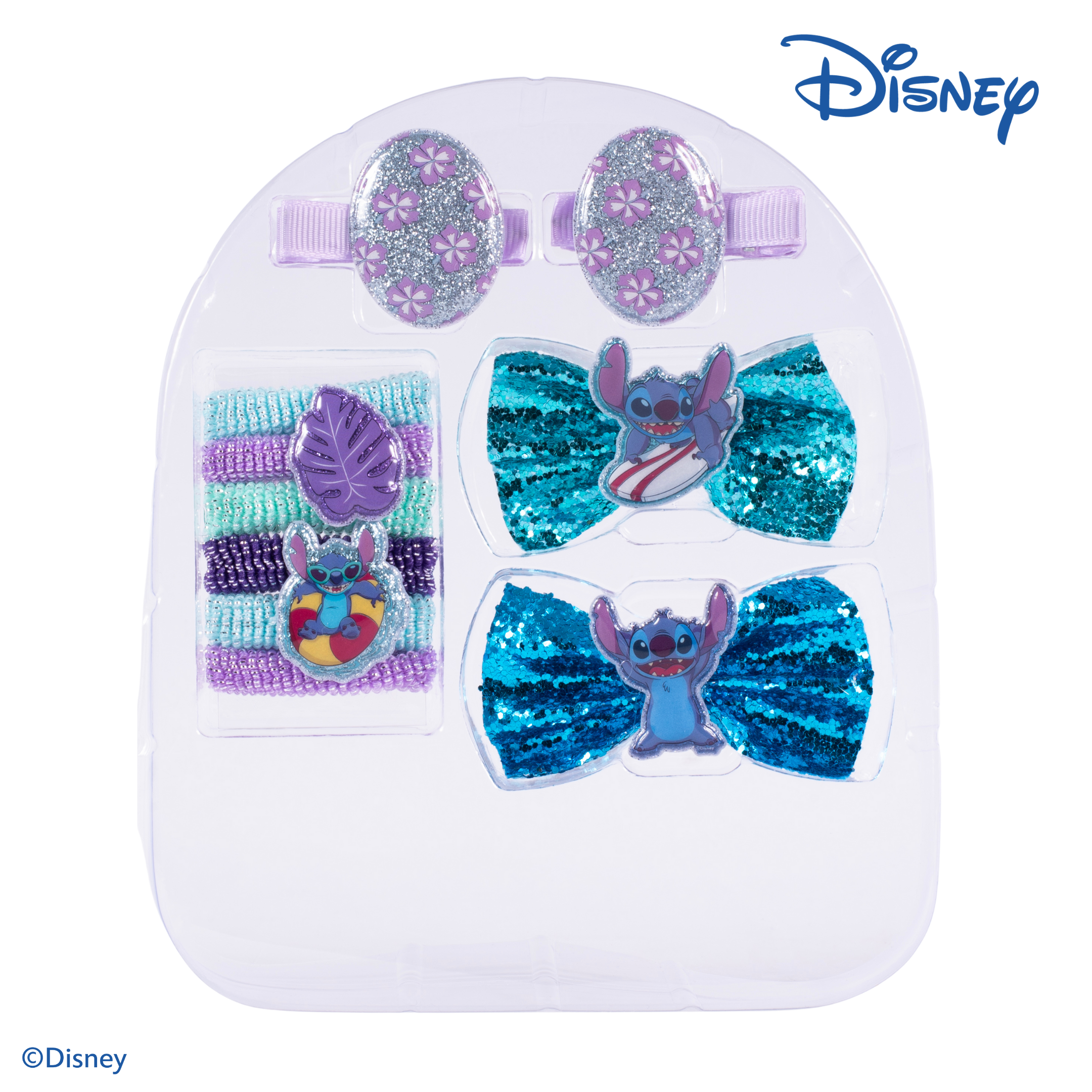 Bolso de accesorios para cabello x 10pcs Stitch