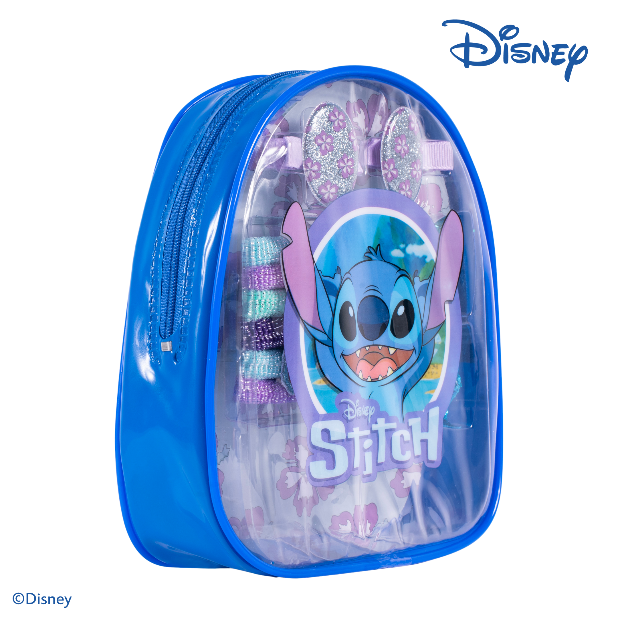 Bolso de accesorios para cabello x 10pcs Stitch