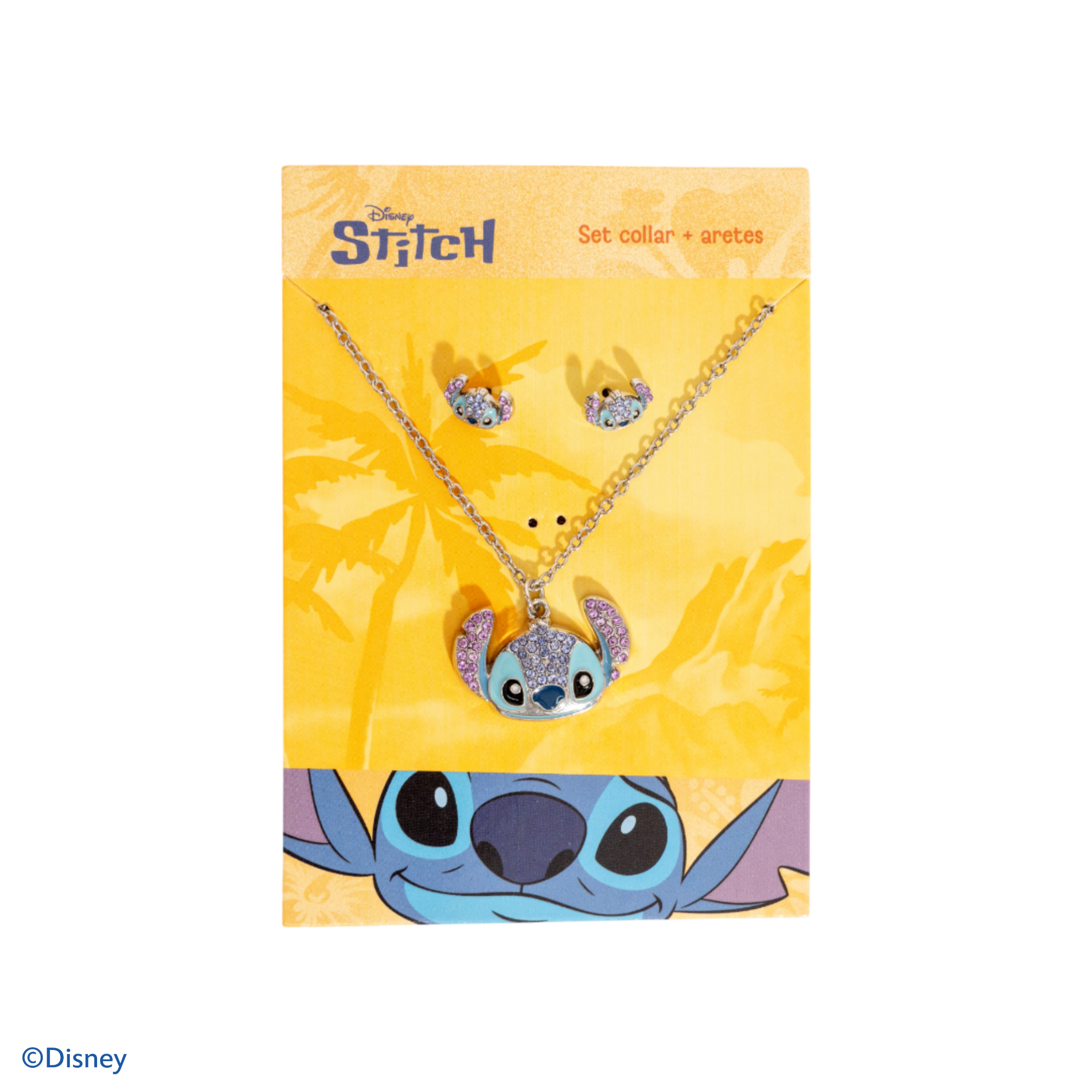 Collar y aretes Stitch