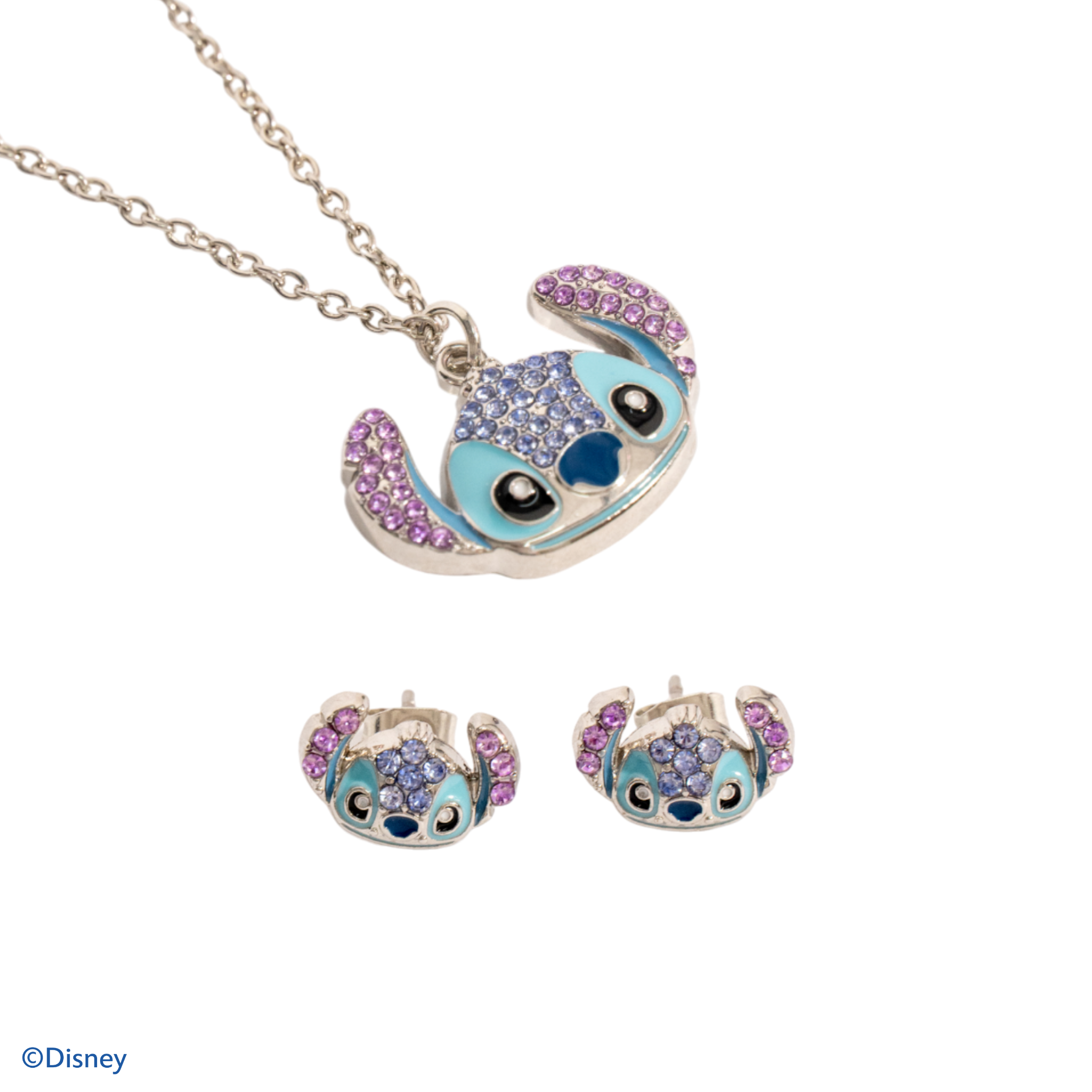 Collar y aretes Stitch