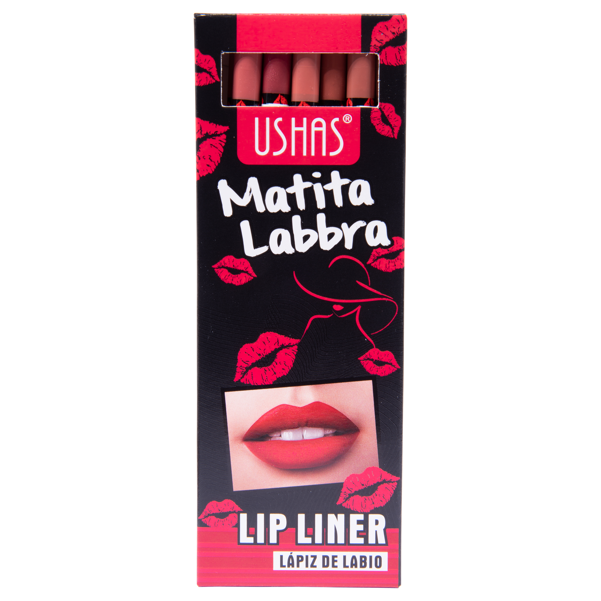 Lápiz Delineador De Labios Matita Labbra Ushas Tonos B